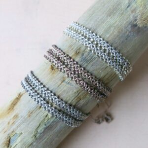 doppeltes Häkel-Armband mit japanischen Glasperlen -2900