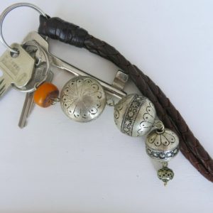 silberner Schlüsselanhänger aus Maillechort Silber-1690