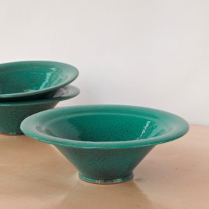 tulpenförmige Servierschale Keramik-2261