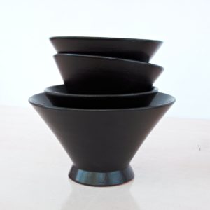 trichterförmige Keramik Schale-2032