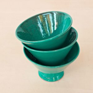 trichterförmige Keramik Schale-2039
