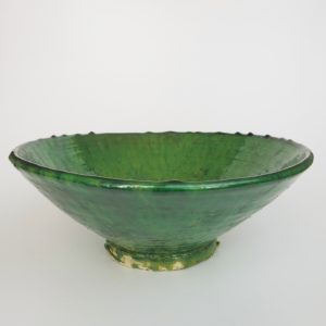 grüne Keramik Servierschale - Marokko-3459