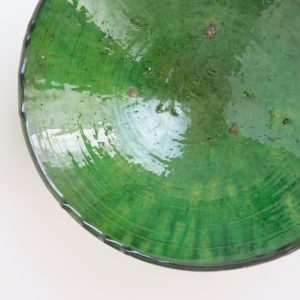 grüne Keramik Servierschale - Marokko-3460