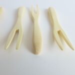 Holzgabel klein aus Zitronenholz-3378