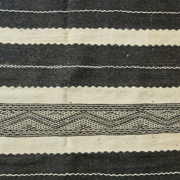 marokkanischer Teppich 'Sanafi' - schwarz-creme-3304