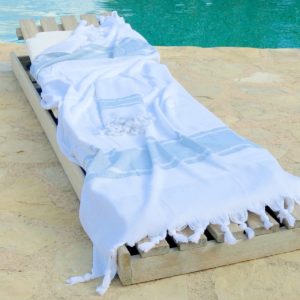 Badetuch und Handtuch leichter Baumwoll-Frottee Qualität-0