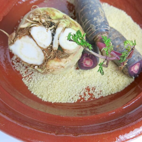 Tajine aus Ton - abgerundeter Deckel-4214