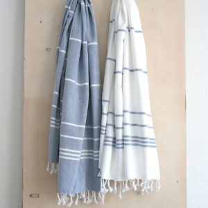 Baumwoll Hamamtuch - SET aus Badetuch oder Handtuch