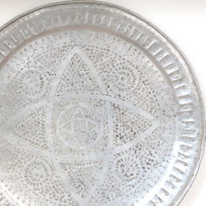 echt-vintage Aluminium Tablett - 'Tazim'