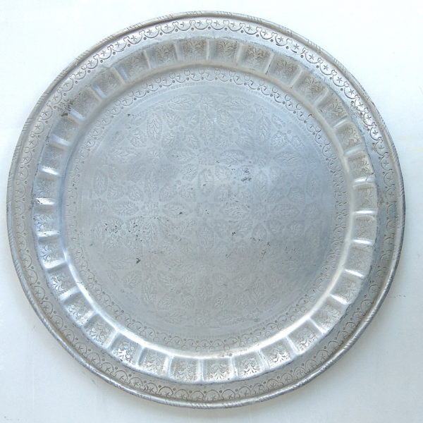 Teetablett Marokko Aluminium - echt-vintage - 'NAELA'
