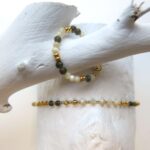 Ring im Edelstein Mix mit Gold - elastisch – Bild 8