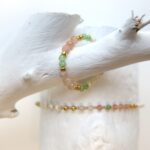 Ring im Edelstein Mix mit Gold - elastisch – Bild 9