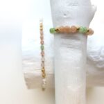 Ring im Edelstein Mix mit Gold - elastisch – Bild 10