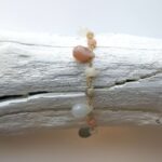 Gehäkeltes Armband mit natürlichem Mondstein Edelsteinkettchen – Bild 4