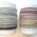 Feines Armband mit facettierten Glas-Rocailles Perlen – Bild 4