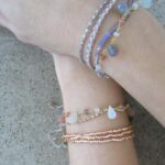 Gehäkeltes Armband mit natürlichem Mondstein Edelsteinkettchen – Bild 6