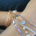 Gehäkeltes Armband mit natürlichem Mondstein Edelsteinkettchen – Bild 4