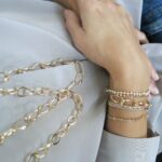 Armband aus vergoldeter O-Form Kette – Bild 6