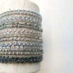 Feines Armband mit facettierten Glas-Rocailles Perlen – Bild 5