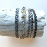 Gehäkeltes Armband Edelsteinkettchen – Bild 11