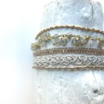 Gehäkeltes Armband Edelsteinkettchen – Bild 8