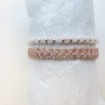 Häkel Armband mit schimmernden Perlen – Bild 8