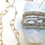 Armband aus vergoldeter O-Form Kette – Bild 9