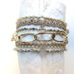 Armband aus vergoldeter O-Form Kette – Bild 5