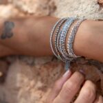 Feines Armband mit facettierten Glas-Rocailles Perlen – Bild 2