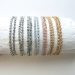 Feines Armband mit facettierten Glas-Rocailles Perlen – Bild 8