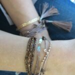 Edles Armband mit vintage Glasperlen – Bild 4
