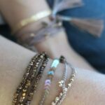 Edles Armband mit vintage Glasperlen – Bild 2