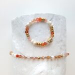 Ring im Edelstein Mix mit Gold - elastisch – Bild 13