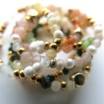 Ring im Edelstein Mix mit Gold - elastisch – Bild 15